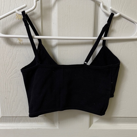 Garage Black Crop Top - Picture 2 of 2